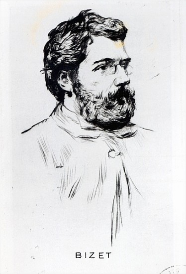 Portrait of Georges Bizet (1838-75) from 