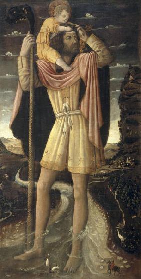 St.Christopher / Paduan Paint./ C15th