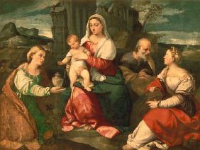 Mary, Child & Saints / Palma Vecchio