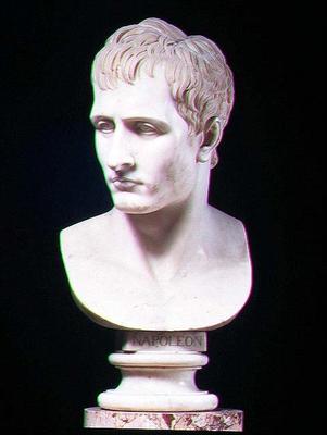 Portrait bust of Napoleon Bonaparte (1769-1821) by Antonio Canova (1757-1822) (marble) from 