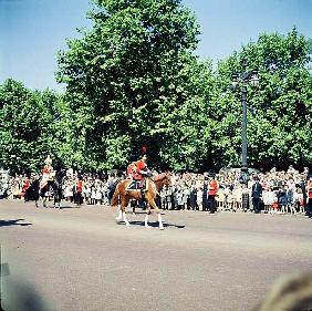 Queen Elizabeth II on horseback