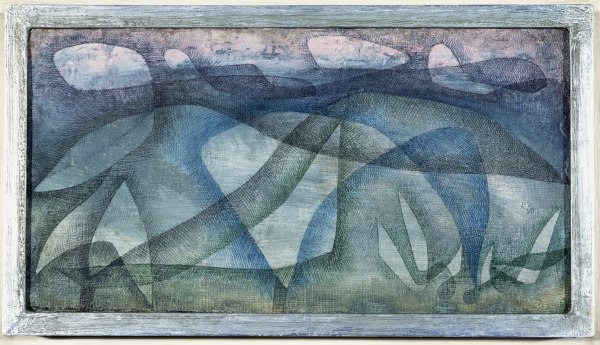 Rainy Day, 1931 (no 150) (oil and pen & brush and coloured ink on gessoed burlap)  from 