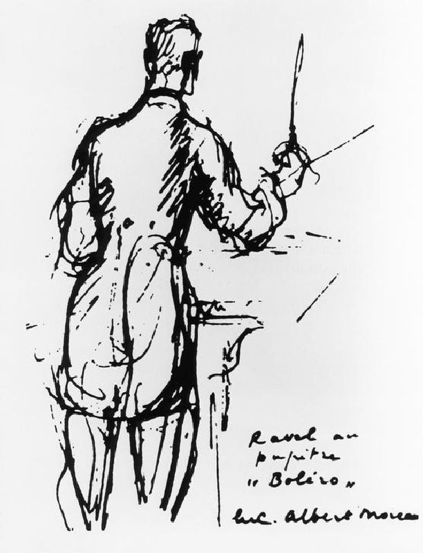 Ravel conducting the Bolero from 