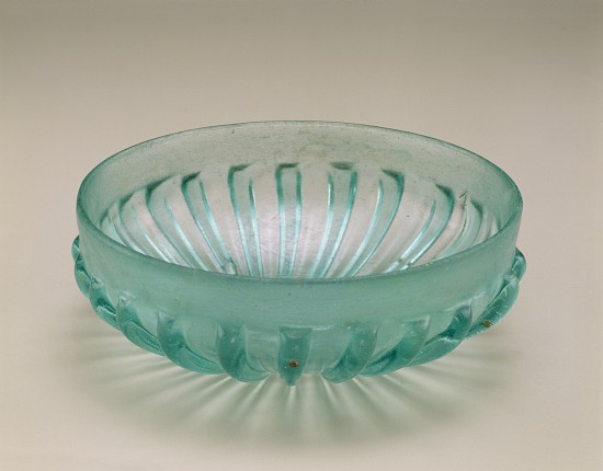 Ribbed moulded bowl, Roman, 1st century BC - 1st century AD from 