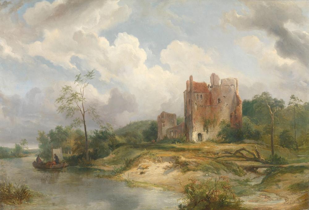 River Landscape with Ruin from 