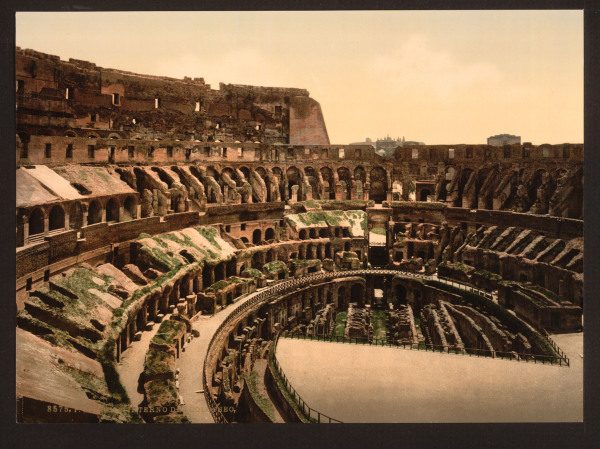 Italy, Rome, Colosseum from 