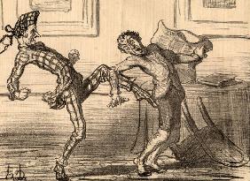 Richard Cobden / Caricature / Daumier
