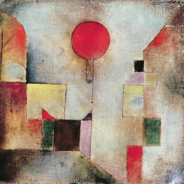 Red Balloon, 1922 (no 179) (oil on gauze on board)  from 