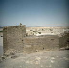 Remains of the dam at Wadi Adhana, built in 8th century BC (photo)