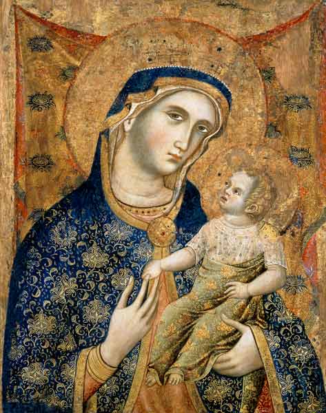 Mary and Child / S.Veneziano / C14th from 