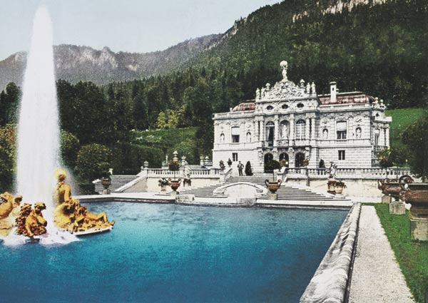 Linderhof Palace from 