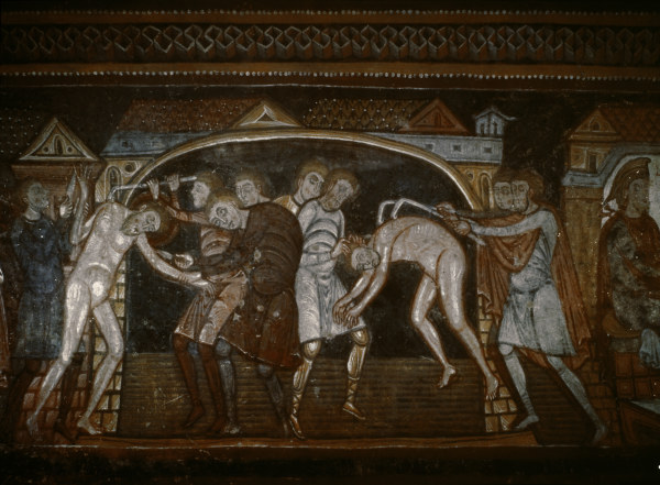 Saint-Savin, Krypta / Wandmalerei from 