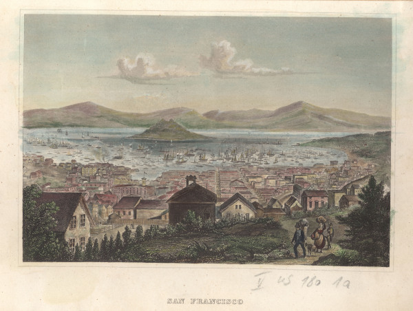 San Francisco (USA) c.1850 from 