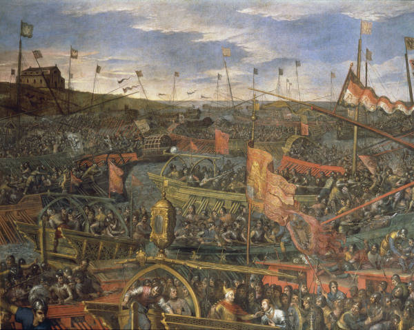 Battle of Punta Salvore / Tintoretto from 
