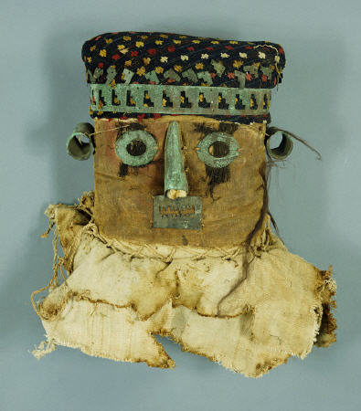 South Coast Cloth Funerary Head, South America from 