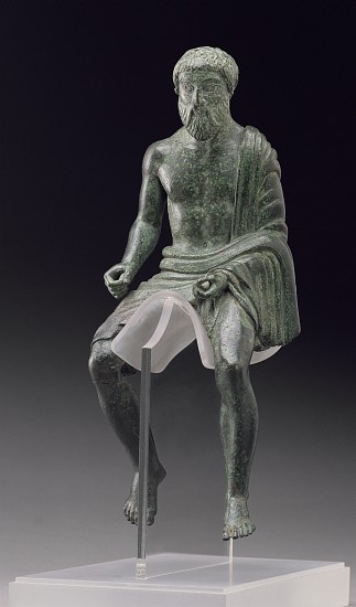 Statuette of a rider, Etruscan, late 5th century BC from 