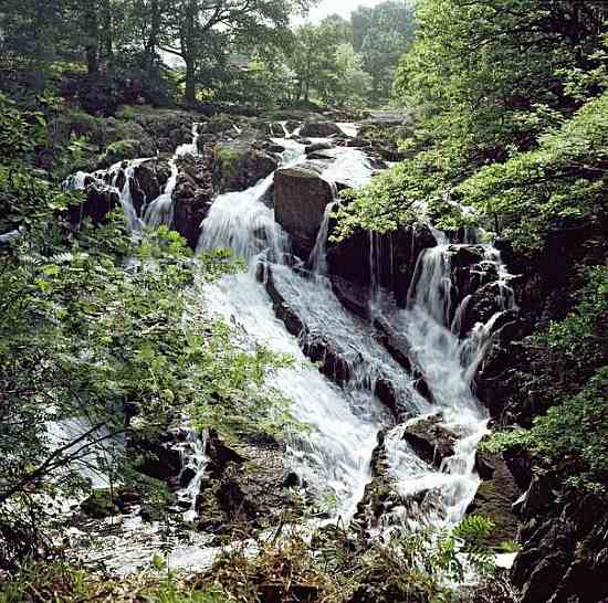 Swallow Falls, Betws-y-Coed from 
