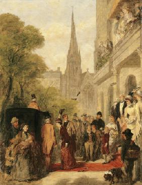 Study For ''For Better, For Worse'' William Powell Frith, R
