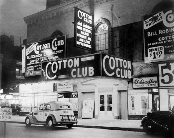 The Cotton Club in Harlem, New York from 