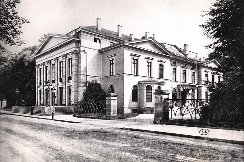 The Meiningen Court Theatre, Munich, c.1900 (b/w photo)  from 