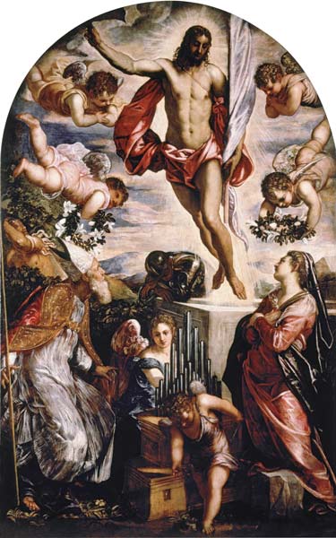 Tintoretto /Resurect.of Christi & Saints from 