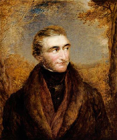 Portrait Of John Mallord William Turner, Half-Length, In A Brown Jacket, In A Landscape