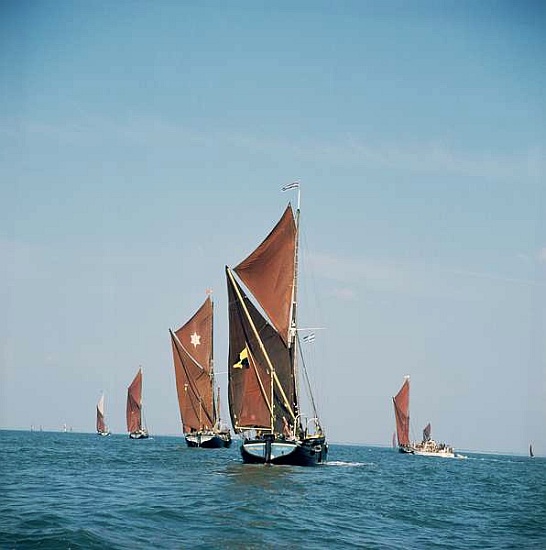 Thames Barge Race from 
