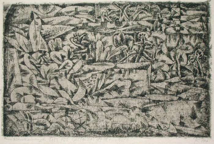 The Garden of Passion, 1913 (no 155) (etching on zinc)  from 