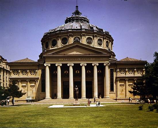 The Romanian Atheneum (Atheneul Roman), Bucharest, Romania from 