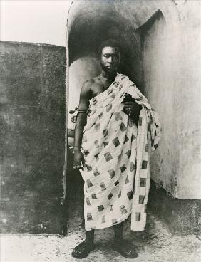 The Ashanti king; Prempeh, early twentieth century (b/w photo) 