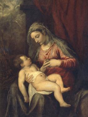 Titian / Mary and Child / Paint./ C16