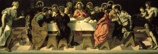 Tintoretto/The Last Supper (S. Marcuola) from 