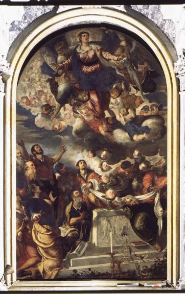 Assumption of Mary / Tintoretto / c.1555 from 