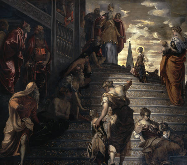 Tintoretto / Mary in the Temple from 