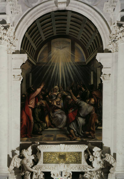 Titian / Effusion of the Holy Spirit from 