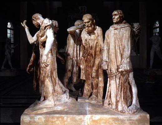 The Burghers of Calais, by Auguste Rodin (1840-1917), c.1889 (full-size plaster) from 