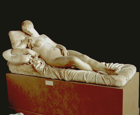 The Venus of Titian, sculpture by Lorenzo Bartolini (1777-1850) (plaster) from 