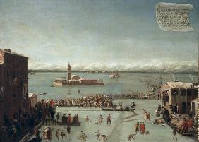 Venice, Frozen Lagune / Paint./ 1788
