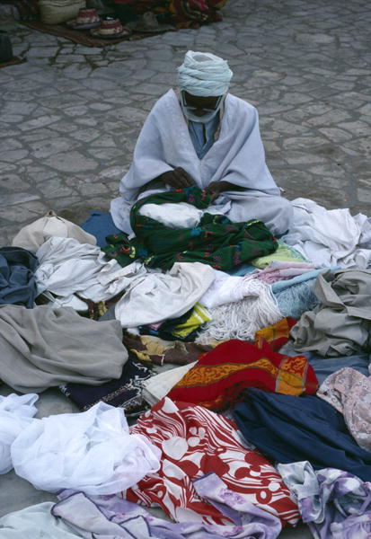 Vendor on the market place (photo)  from 