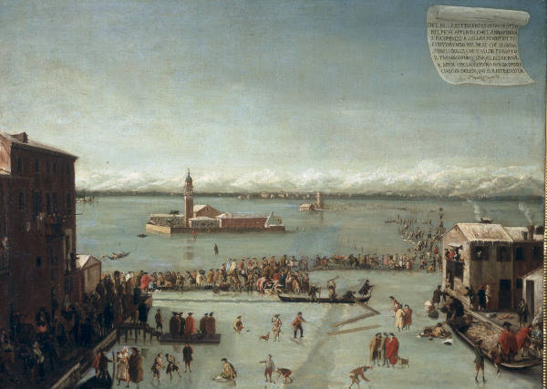 Venice, Frozen Lagune / Paint./ 1788 from 