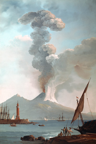Vesuvius / Eruption in 1822 / Painting from 