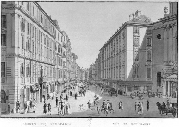 Vienna, Kohlmarkt /Aquatint/Schuetz/1786 from 