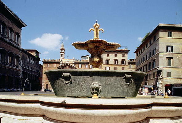 View of one of the fountains (photo) from 