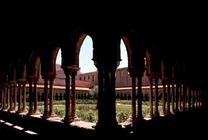 View of the cloister, 12th century (photo)
