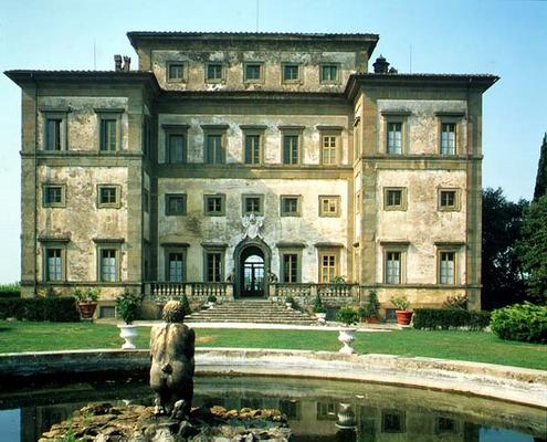 View of the exterior, garden facade, designed by Gian Lorenzo Bernini (1598-1680) (photo) from 
