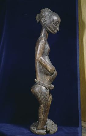 Weibliche Statuette, Luba / Holz
