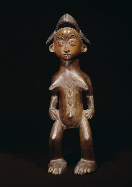 Weibliche Figur, Punu, Gabun / Holz from 