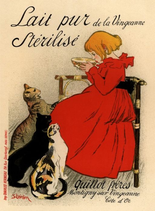 Lait pur stérilisé de la Vingeanne (Poster) from 