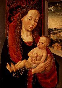 Maria with the child. from Oberrheinisch