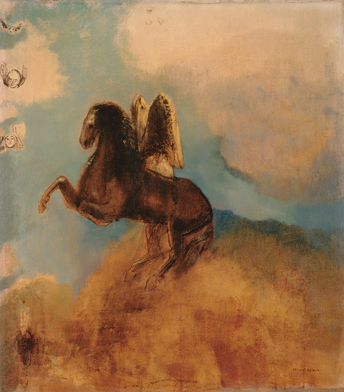 Pegasus from Odilon Redon
